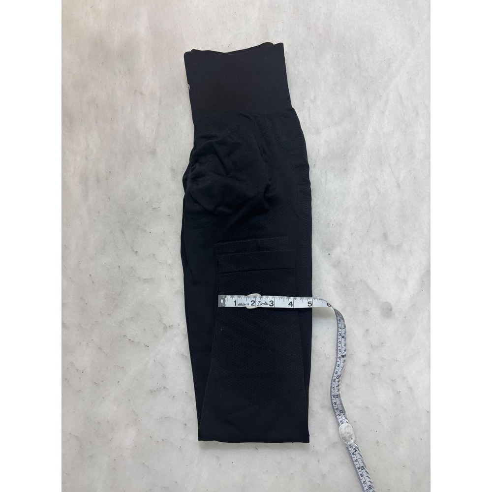 Halara Seamless High‎ Waisted Workout Leggings Black Squat Proof Athleisure - Picture 10 of 10